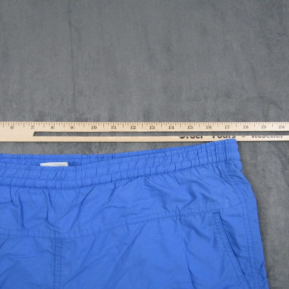 Jantzen Swim Trunks Mens Medium Blue Vintage Nylon Mesh Lined Pockets 00687
